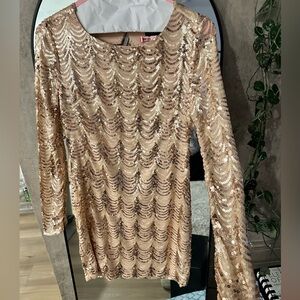 Mini dress with Sequins